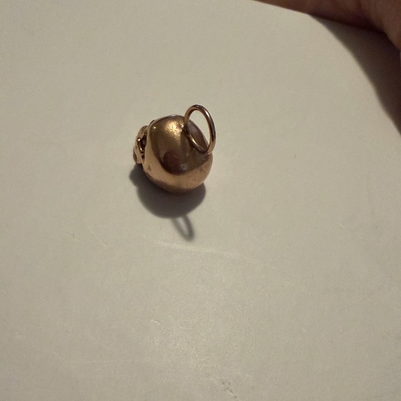 Fortunebaby 14K Rose Gold Gold Skull Charm with Diamonds! - Picture 4 of 7